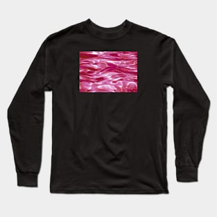 Lesbian Pride Shining Rippling Water Pattern Long Sleeve T-Shirt